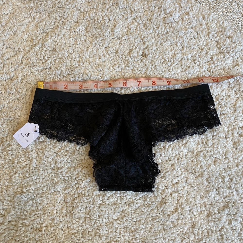 Black Lace panties underwear sexy lingerie NWT - Picture 7 of 8